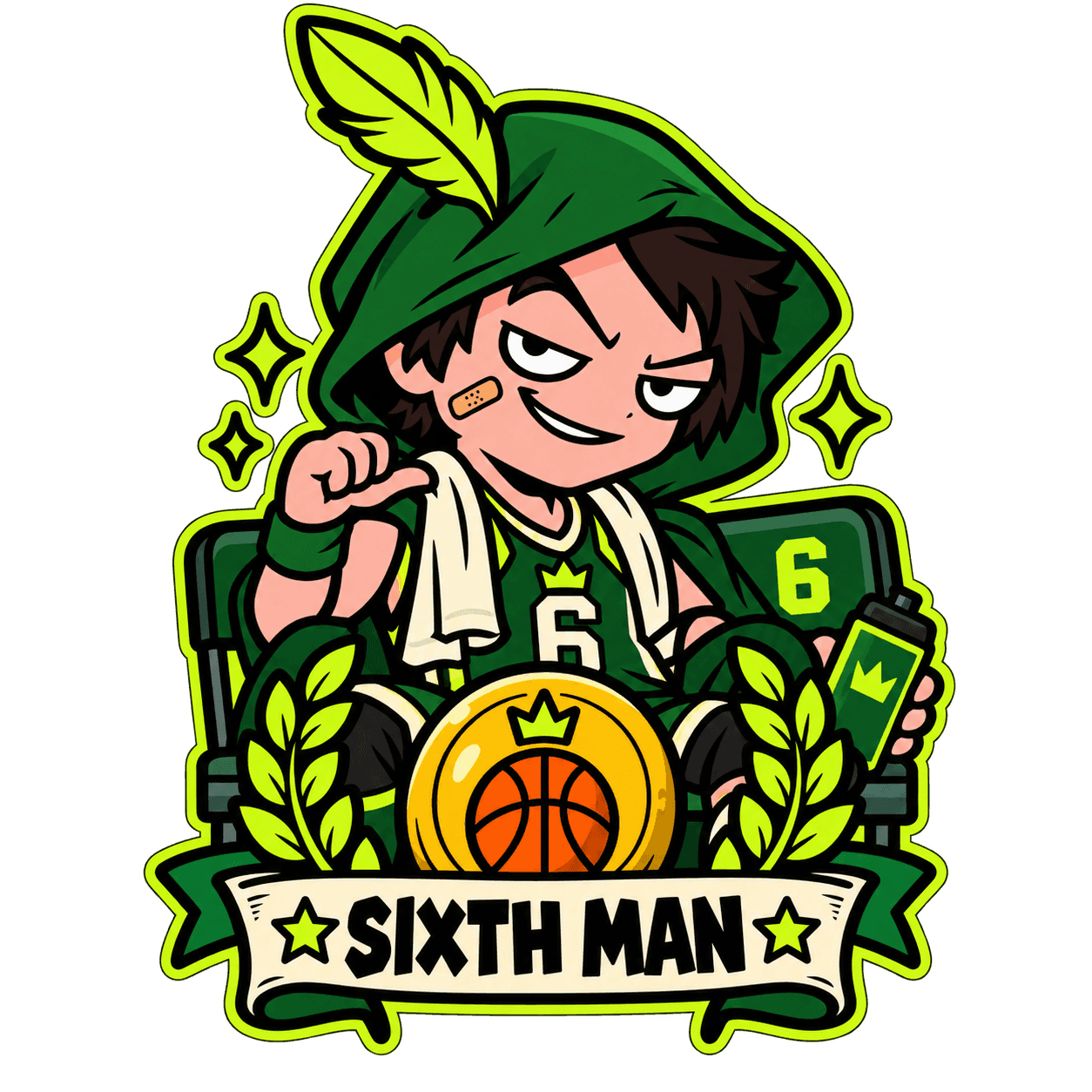 SIXTH MAN Robinhoop rank artwork